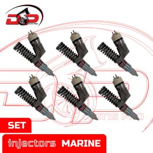 10R9787 (C18 Marines) – Set of Premium Reman Diesel Injectors – 6 Injectors Set – $1,950.00 + $1,200.00 Core Free Shipping in all orders
