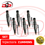 5579419 (ISX 15) - SET OF PREMIUM REMAN DIESEL INJECTORS - 6 Injectors Set Injector Fuel Supply included for Free - $2,700.00 + $600.00 Core Free Shipping in all orders