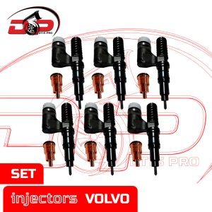 EX631003 D12 Old Style - Set of Premium Reman Diesel Injectors – $2,100.00+$1,200.00 - 6 Injectors Set - Core Charge Free Shipping in all orders