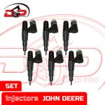 EX631000 - Set of Premium Reman Diesel Injectors - John Deere - 6 Injectors set – $2,100.00+$1,200.00 Core Charge Free Shipping in all orders