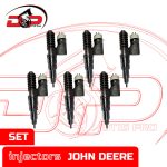 EX631011 - Set of Premium Reman Diesel Injectors - John Deere - 6 Injectors set – $2,100.00+$1,200.00 Core Charge Free Shipping in all orders