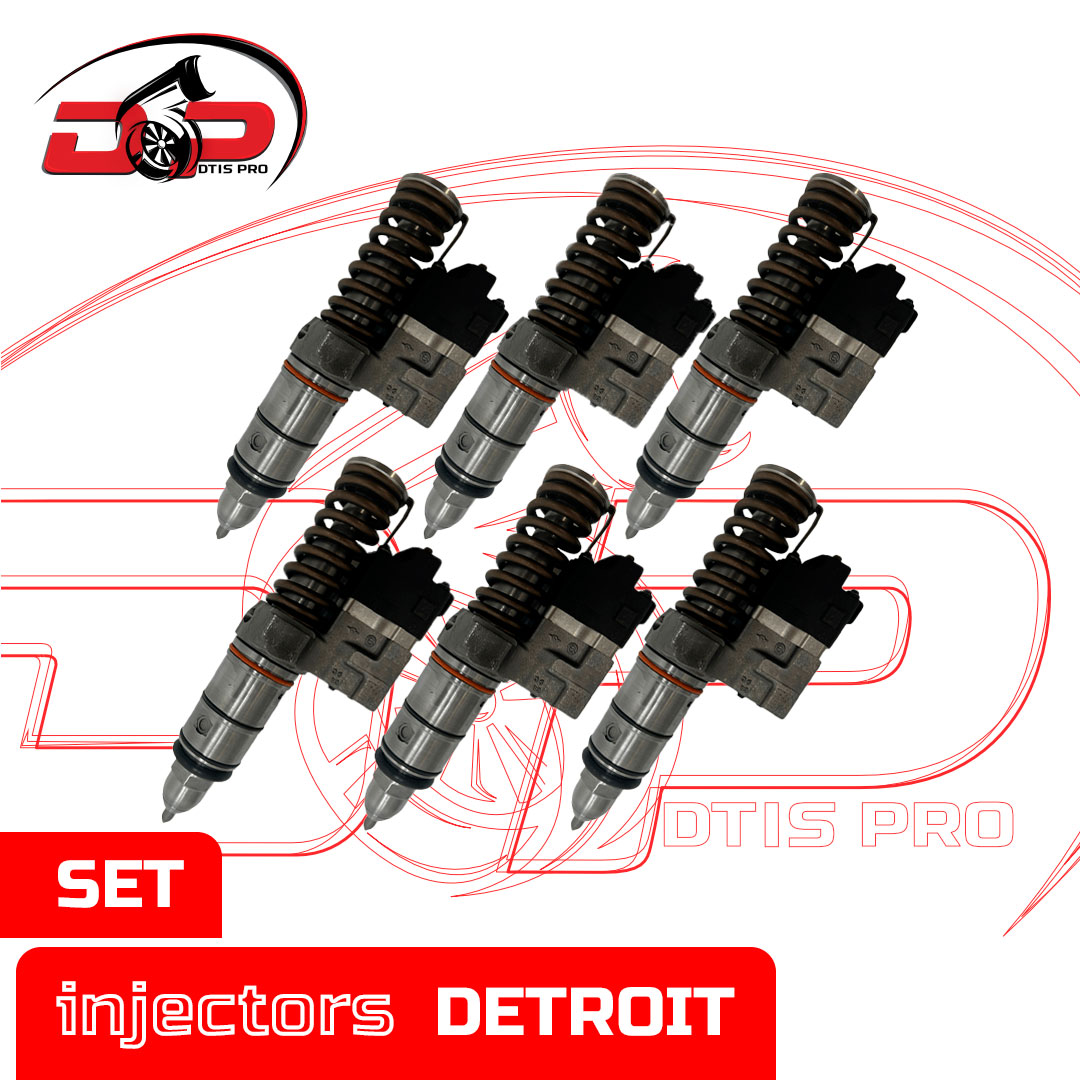 5237045-SET-PREMIUM-REMAN 5237014 (S-60 12.7) - SET OF PREMIUM REMAN DIESEL INJECTORS - 6 Injectors Set - $1500.00 + $900.00 Core Free Shipping in all orders - Image 1